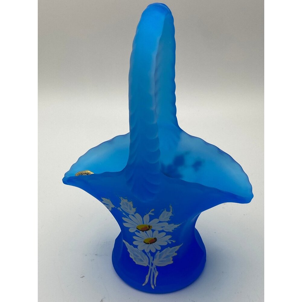 Westmoreland Blue Satin Basket